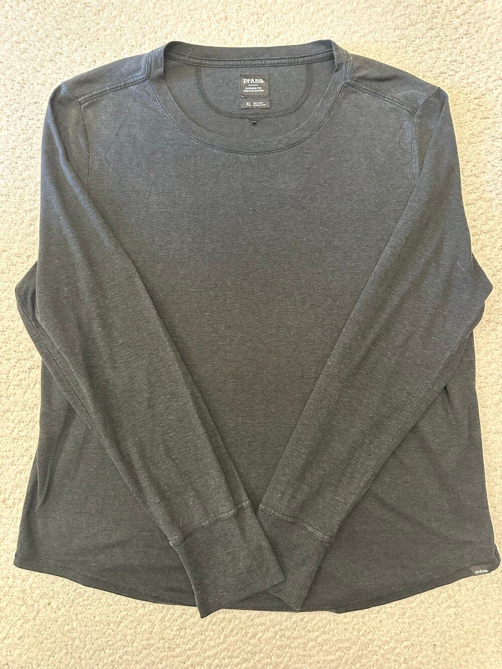PrAna Womens Long Sleeve Shirt Size XL
